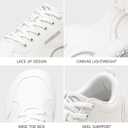 HOBIBEAR Unisex Wide Toe Shoes Minimalist Barefoot Canvas Sneakers Lace-up Walking Shoes for Men Women, EUR 39