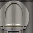 KOHLER 20110-96 Brevia, Slow Close Toilet Seat, Elongated Toilet Seat, Grip-Tight Bumpers Quick-Attach Hardware, Biscuit