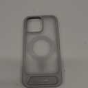 TORRAS for iPhone 16 Pro Max Case Translucent Natural Titanium Gray | Strong Magnetic & Seamless Stand, Fit for MagSafe, Military-Grade Drop Protection, Sturdy Adjustable Kickstand, Slim Matte Finish