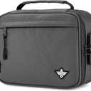 Exodus Storage Travel Bag with Combination Lock Water Resistant Organizer Case Toiletry Bag Dopp Kit Makeup or Toiletry Bag for Men & Women (Graphite)