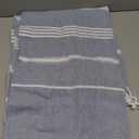 SMYRNA TURKISH COTTON Beach Blanket – Sand-Free Oversized Beach Throw 50x60 – Quick-Dry Lightweight Turkish Towel for Beach, Pool, Picnic & Outdoor Travel – Eco-Friendly Recycled Cotton, Navy