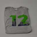 12 Seattle Sports Fan Skyline T-Shirt T-Shirt, XL,  Silver Grey