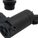 Premium 12V Windshield Washer Pump for Ford 1999-2007 Mustang,with Rubber Grommet Replaces 7R33-17664-DA, 7L8Z-17664-A, F6SZ-17664-A