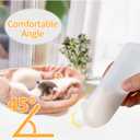 5Pack Kitten Bottle for Nursing Puppy Milk Kitten Bottles Feeding Kit Silicone Nipple for Newborn Pets Kittens, Puppy,Squirrel (Yellow)