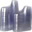 Baby Booties & Socks Display  90pcs, 810cm Clear Plastic Feet Holder, Durable Toddler Crochet Shoes Rack, Blue