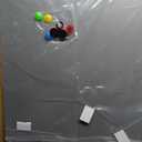 24" x 36" Magnetic Board, Silver Magnet Bulletin Board to Display Magnetic Letters, Metal Board for Wall, Refrigerator Photo