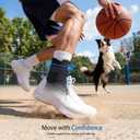 Ankle Brace for Women Men - Ankle Support Brace for Sprained Ankle, Ankle Stabilizer for Achilles, Tendon, Sprain, Injury Recovery, Lace up Ankle wrap for Running, Basketball, Volleyball (Ankle Brace, Medium)