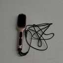 MEGAWISE Pro Ceramic Ionic Hair Straightener Brush for Home Salon | MCH Fast 20s Heating Tech with Auto-Off Safety | Anti-Scald with Universal Dual Voltage | Rotatable Power Cord (Pink)