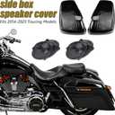 5x7 Saddlebag Speaker Lids Kit w/Speakers & Grills fit for Harley Touring Electra Glide Road Glide Road King Street Glide Ultra Limited 2014-2023 Hard Saddlebag Audio Lid Replacement