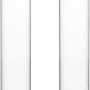 WGVI Hurricane Candle Holder Sleeve, Wide 4", Height 18", 2 Pieces, Clear Glass Cylinder Open Both Ends, Chimney Shade Tube (HST0418_2pc)
