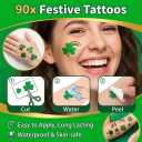 St. Patricks Day Party Favors Set Shamrock Glasses Necklaces Bracelets Tattoos St. Patrick's Day Accessories (St. Patrick's)