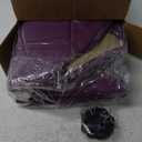 Car Seat Cover for Luxury & Comfort - PU Leather, Anti-Slip, Full Wrap Protection with Storage Pocket for Bottom Cushion - Universal Fit for 95% of Vehicles (Purple,1 Piece)