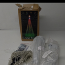 Smart Christmas Cone Tree LED Light, 6ft 265 LED Music Sync with Remote APP and Local Control, Pattern and Text Displayable, 16 Million Colors LED Light Show Tree for Indoor Outdoor Decorations