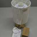 Touch Control Cordlss Table Lamp, USB-C Rechargeable Lamp with Stepless Dimming, 4000 mAh Battery Operated Vintage Bedside Lamp for Bedroom, Living Room, Night Light & Emergency Lighting, Brass, 1 Pack