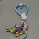 Interactive Cat Toys for Indoor Cats, Automatic Electric Door Hanging Toy with 3 Interchangeable Accessories (Feather, Mouse, Womm toy), Motion Activated USB Rechargeable Enrichment for Bored Cats (Blue)