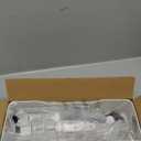 Under Desk Cable Management Tray No Drill, 13.38'' Metal Tray with Clamp for Wire Management, Litwaro Cord Organizer Home Office Damage to Standing Desk, White