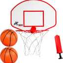 Mini Basketball Hoop - Indoor Basketball Hoop - Durable Plastic Basketball Hoop for Kids and Adults - No Assembling - Premium Basketball Game with Ball and Pump