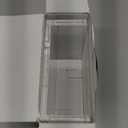 REBECCA LUXURIOUS Acrylic Guest Towel Napkin Holder, Hand Towel Tray, Bar Napkin Holder, Bathroom- Closet Organizer, Clear Vanity Storage for Shelf, Counter, Store Makeup, Cosmetics, Toiletries, 9"x5"