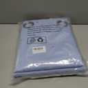 BGment Star Room Darkening Curtains for Kids Bedroom - Grommet Thermal Insulated Silver Star Print Kids Curtains for Living Room, Set of 2 Panels, Baby Blue, 52 x 84 Inch