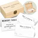Share A Memory Cards For Celebration Of Life Decorations Ideas - Share A Memory Box For Funeral Memorial Cards, Memory Keepsake For Celebration Of Life Decor, Graduation Party Games