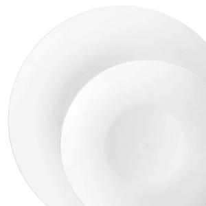 Organic White Plates Combo (7.5"+10") Case of 128 (4 packs x 32)
