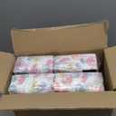 The Honest Company Clean Conscious Diapers for Sensitive Skin Up to 100% Leakproof Hypoallergenic Fragrance-Free Baby Girl Prints Super Club Box Size 1 (8-14 lbs) 136 Count (Rose Blossom + Tutu Cute)