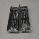 4 Pack Magnetic Spice Rack Organizer for Refrigerator and Oven, Black Fridge Organizers and Storage for Kitchen