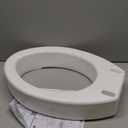 Carex Toilet Seat Riser, Elongated Raised Toilet Seat Adds 3.5 inches to Toilet Height, for Assistance Bending or Sitting, 300 Pound Weight Capacity Toilet Riser