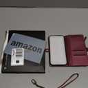 Defencase Compatible with iPhone 14 Pro Case Wallet with RFID Blocking Card Holder for Women Men, Soft PU Leather Magnetic Snap Flip Zipper Strap Wallet Phone Case Fit for iPhone 14 Pro 6.1", Wine Red