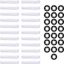 22Pcs Garage Door Quiet Hinge Sleeves Shaft Gaskets Compatible With New Rollers or Rollers With Clean Stems (ID-11mm; OD-11.90mm; L-80mm)