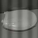 Commercial Heavy Duty Open Front Toilet Seat Without Cover Will Never Loosen and Reduce Call-Backs,Public Toilet Lid Elongated Safe, for Office,Church,Hospital (White 18.5")