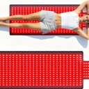 Red Light Therapy Mat, 2in1 LEDs (660nm& 850nm) Red Light Therapy Blanket, Premium Material, Adjustable Timer & Intensity