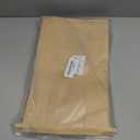 Twdrer 50 Pack Large Kraft Paper Bread Loaf Bag with Clear Front Window,Tin Tie Tab Lock Brown Bakery Coffee Cookie Treat Packaging Bags with 60 PCS Label Seal stickers(14" x 8.3" x 3.5")