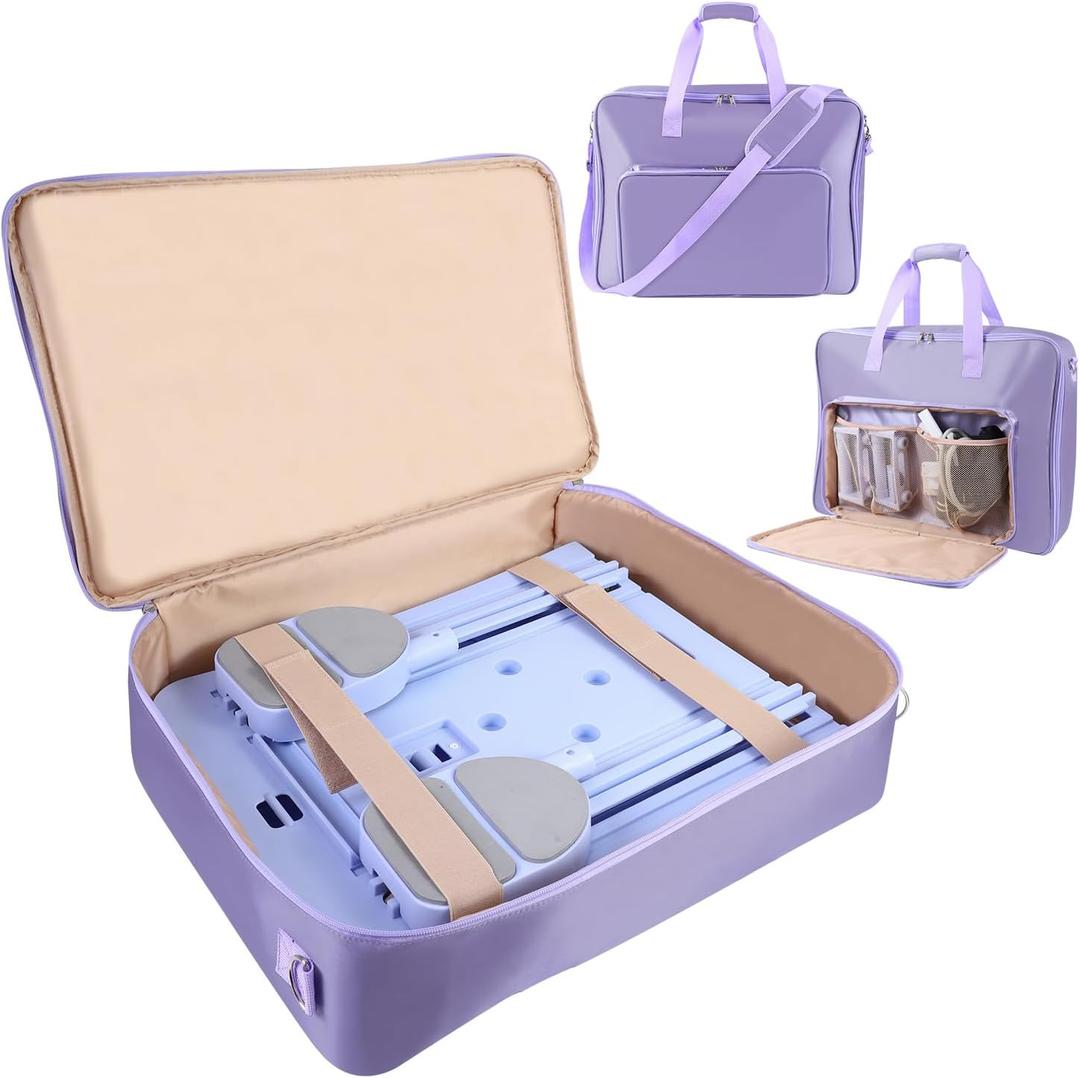 Storage Bag for Pilates Board, Pilates Board Organizer, Shoulder Gym Bags with Multi Pockets Portable Carrying Bag for Gym, Pilates, Yoga, Outdoor Exercise, Home Storage, Daily Use, Bag Only