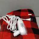 Electric Heated Sherpa Buffalo Plaid Christmas Throw Blanket with 8 Heating Levels & 8 Hours Auto Off, Fast Heating Warm Plush Washable Blanket with Over-Heat Protection, ETL Certification, Red (Throw-50" x 60")