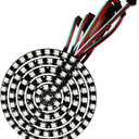 93 LEDs 6 Rings WS2812B 5050 RGB LED Ring Lamp Light Individually Addressable Full Dream Color DC5V with Mini Controller