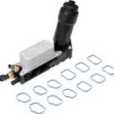 Engine Oil Cooler Oil Filter Housing Adapter Assembly | for 2011-2013 Dodge Jeep Chrysler 3.6L V6 Engine | Replaces# 5184294AE, 5184294AC, 5184294AD, 5184304AD, 5184304AE, 5184304AF