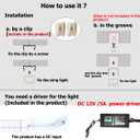 Red Neon LED Strip Lights, 16.4ft 12V Waterproof Flexible Light for Indoor/Outdoor Decoration (Includes Power Adapter) (5M)