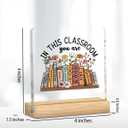 Teacher Gifts Teacher Appreciation Gifts for Math Dance Music Art History Science Daycare Teacher Principal Gifts Acrylic Sign Graduation Retirement