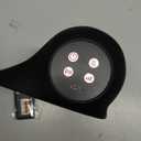 Ringco Neck Massager with Heat, Red Light & Vibration Adjustable, Heated Neck Stretcher with 3 Modes, Rechargeable Cervical Traction Device for Pain Relief & Muscle Relaxation, Christmas Gift (Black)