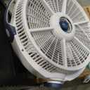 Lasko WINDMACHINE 20" High Velocity Floor Fan with 3 Speeds, 360 Directional Airflow, Portable Air Circulator Fan for Home, Garage & Workshop, Fully Assembled, Gray, 3301, 25.1 in. High