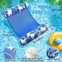Lunmon Pool Floats Foam Hammock for Adults Large Non Inflatable Swim Noodles Bag Water Floating Bag Lounge Chairs PVC Bean Quick-Drying Mesh Fabric Fun Accessories Summer Beach Party