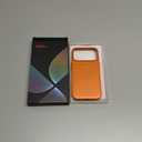 TORRAS Magnetic Slim Fit for iPhone 17 Pro Case 6.3 inch, Ultra-Thin, Compatible with MagSafe, Lightweight Matte Anti-Scratch Hard PC Cover Phone Case for iPhone 17 Pro OriginFit, Glossy Orange