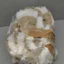 Super Soft Rug for Bedroom, 6x9 Ft Beige and White Area Rug Classic Checkered Shaggy Anti-Skid High Pile Soft Fluffy Rug Fuzzy Carpet for Living Room Bedroom Kids Room Nursery, Dorm Home Decor