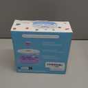 Snack Rotator Container Reusable Snack Box with 5 Compartment Dispenser and Lid, Color Matching Opening Lid, BPA and PVC Free, for Home, School, Travel (1 Pack- Purple)