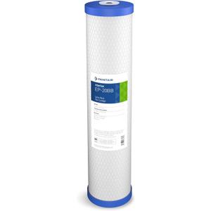 Pentair Pentek EP-20BB Big Blue Carbon Water Filter, 20-Inch, Whole House Carbon Block Replacement Cartridge with Bonded Powdered Activated Carbon (PAC) Filter, 20" x 4.5", 5 (Pack of 1)