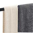 JOPOFI Towel Bar - 23.6 Inch Bathroom Towel Holder - Matte Black | Stainless Steel Towel Racks for Bathroom Wall Mounted, Towel Rod for Bathroom Wall