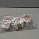 UAEYW 3Pcs Gingerbread House Ornaments for Christmas Tree Decorations Battery Operated Lighted LED Clay Hanging Candy House Ornament with Rope for Xmas Holiday Party New Year Home Decor