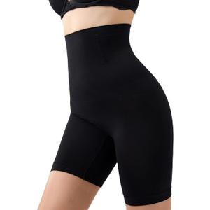 GoodtoU Shapewear Tummy Control Underwear For Women Seamless Shape Shorts High Waisted Panties Body Shaper Girdle (US, Alpha, 3X-Large, Regular, Regular, Black)