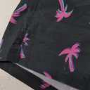 maamgic 2 in 1 Mens Swim Trunks 7 Inch Swim Shorts Swim Suits Board Shorts (Large, Coconut Tree-black)